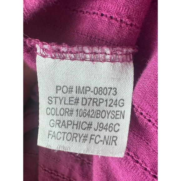 Y2K Vintage Wet Seal Top Womens XL Purple Mallcore Indie Sleaze Dark Academia - Picture 10 of 10